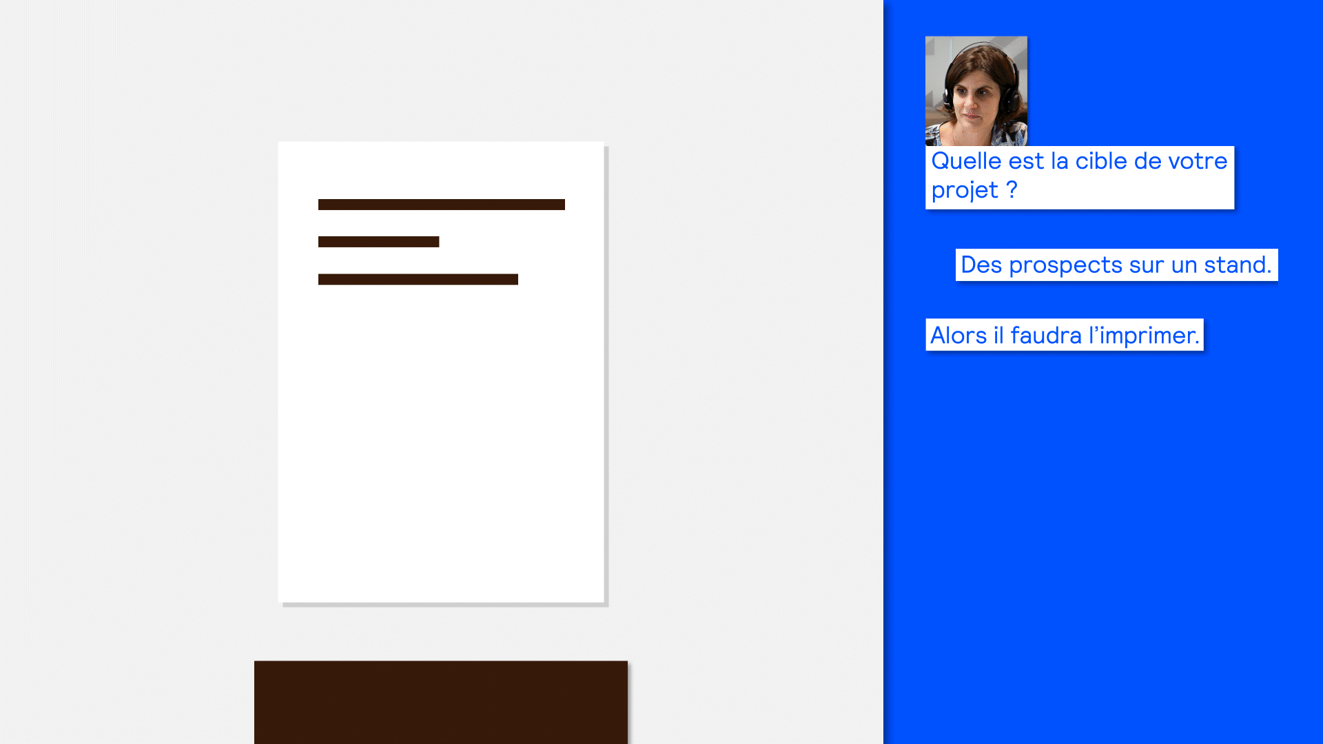 gif animé d'un document se modifiant en passant par une imprimante
