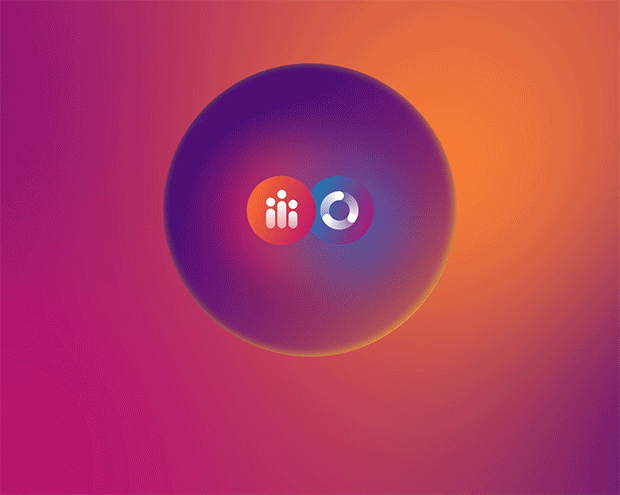 animated circle with imagino's logos in them